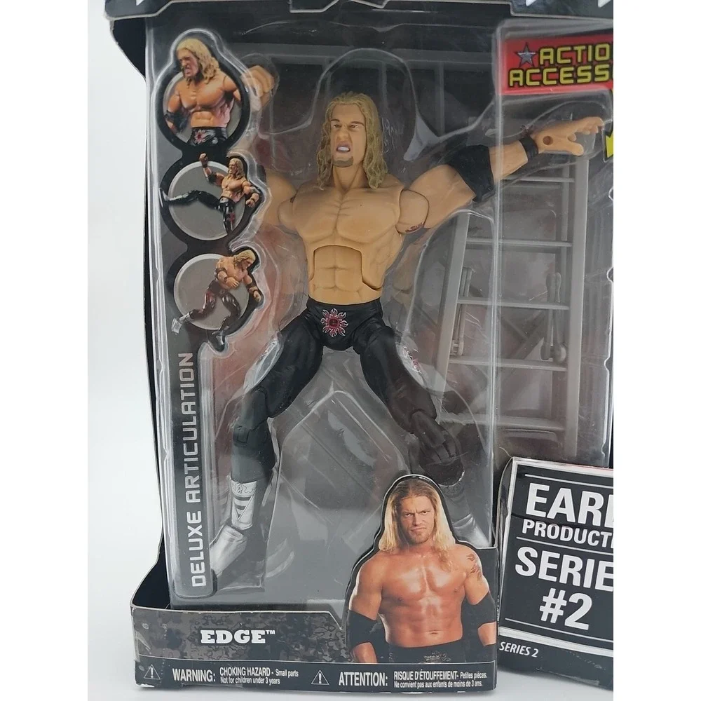 WWE Deluxe Aggression Edge Figure Jakks 2006 Early Production Series 2 Ladder